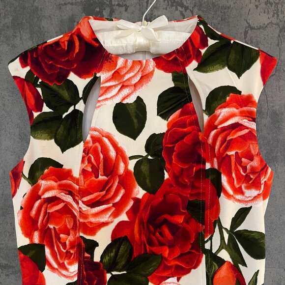 Fitted Cut-Out/Slit-Midi - Picture 2 of 8